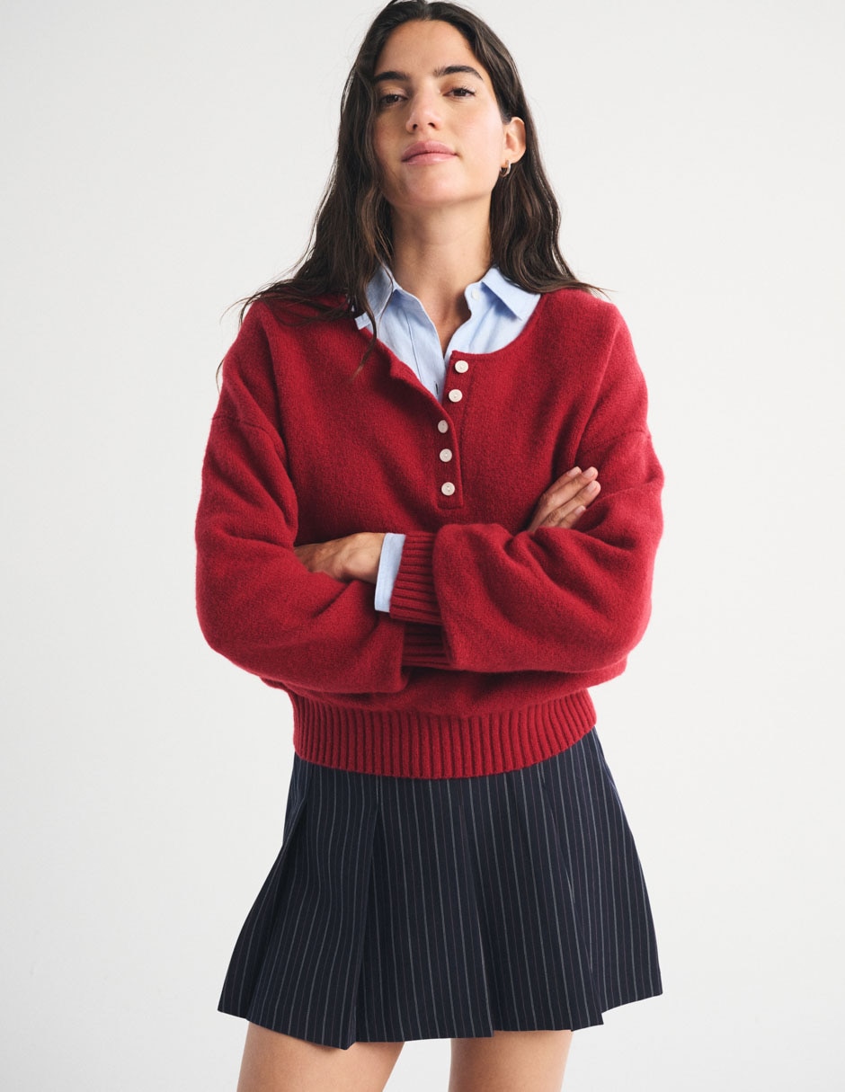 Falda/Falda short/Falda pantalón Mini de Poliéster y viscosa a la (si aplica) Cintura alta 7