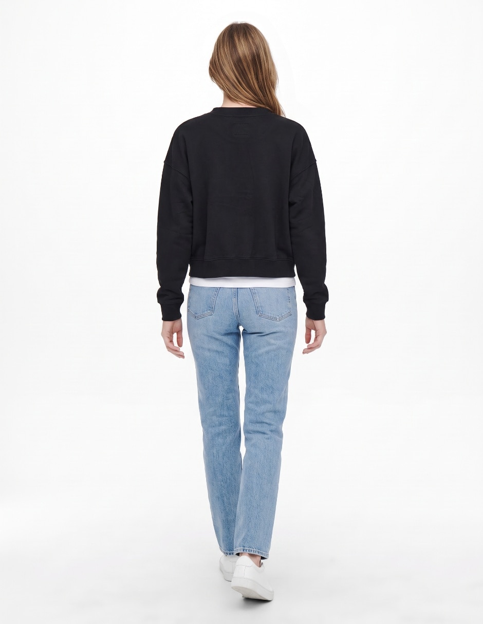 Suéter cuello redondo para mujer 2