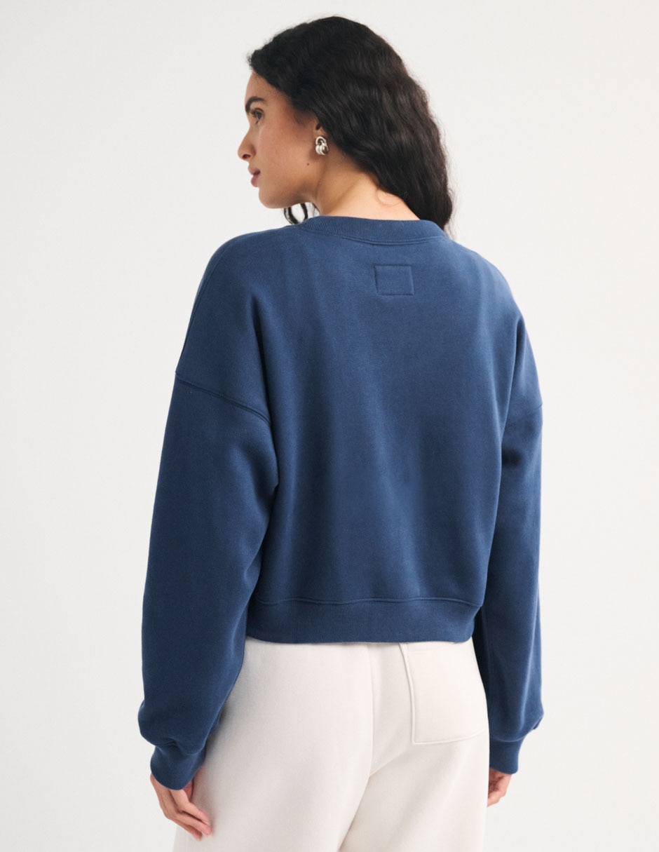 Suéter cárdigan cuello redondo para mujer 3