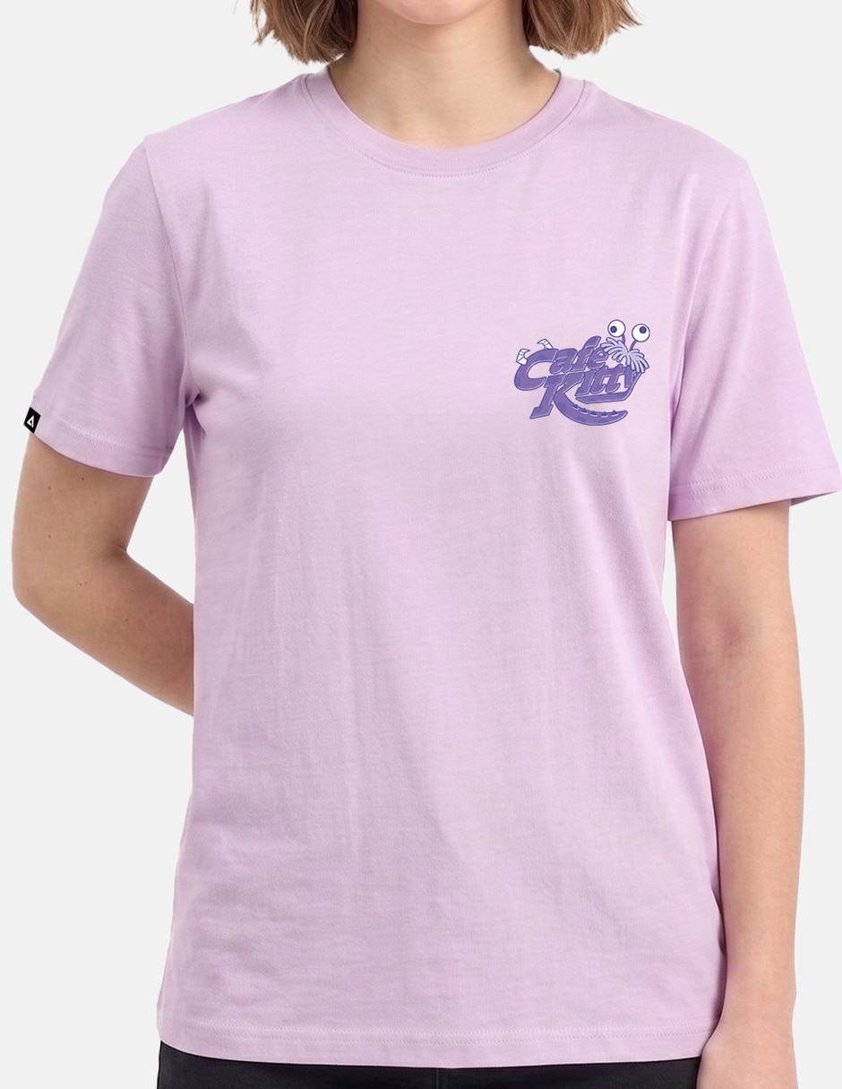 Playera manga corta pixar core boo cuello redondo para mujer 3