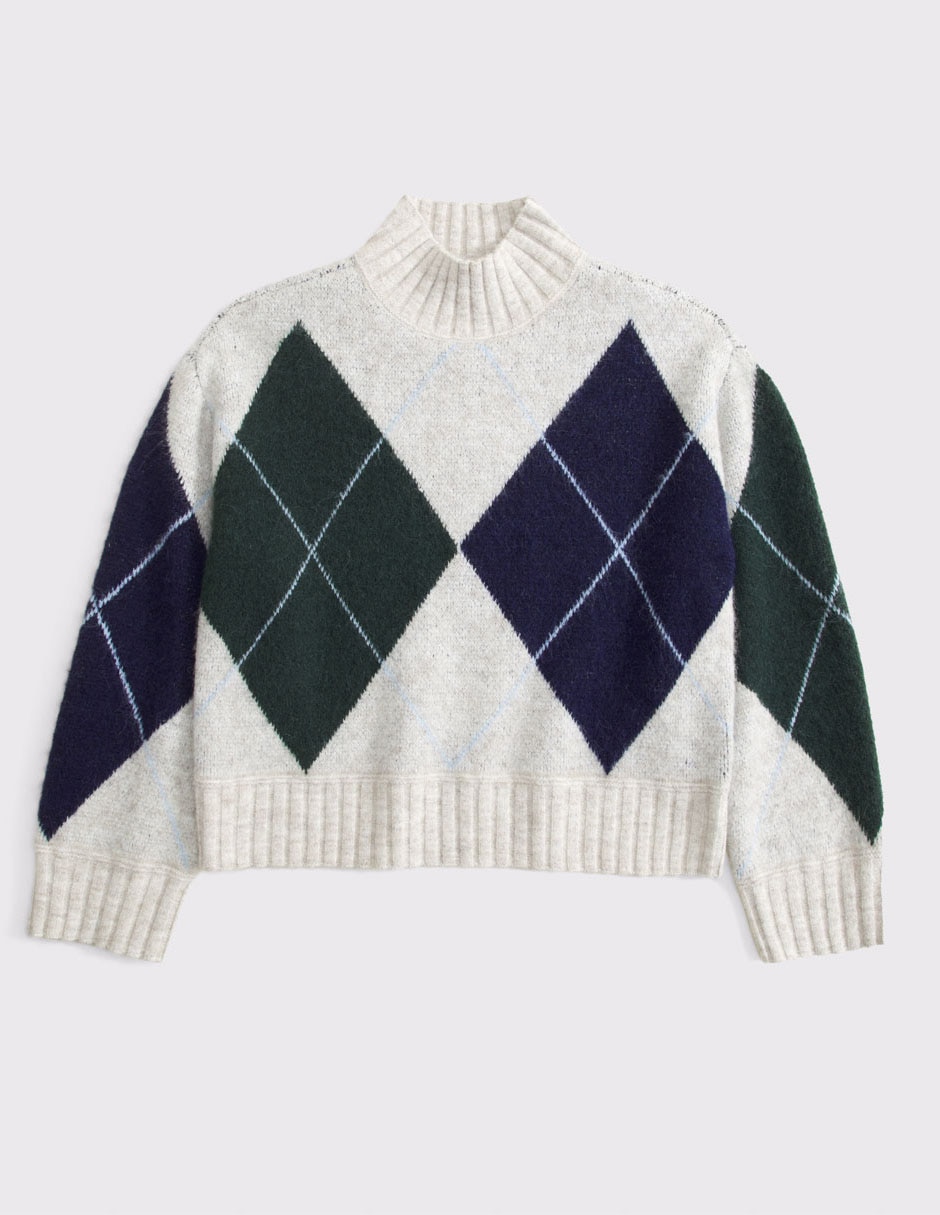 Suéter cuello alto para mujer