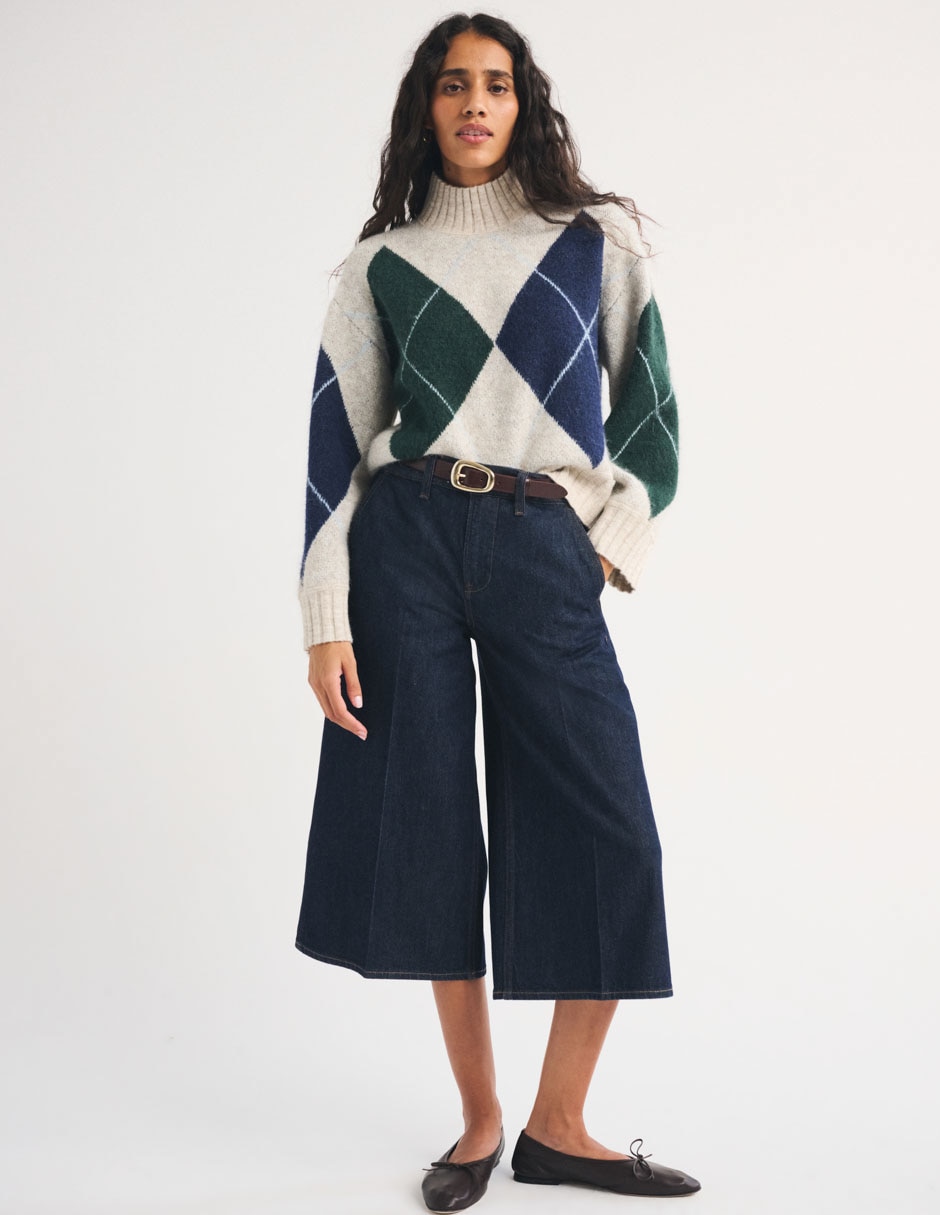 Suéter cuello alto para mujer 2
