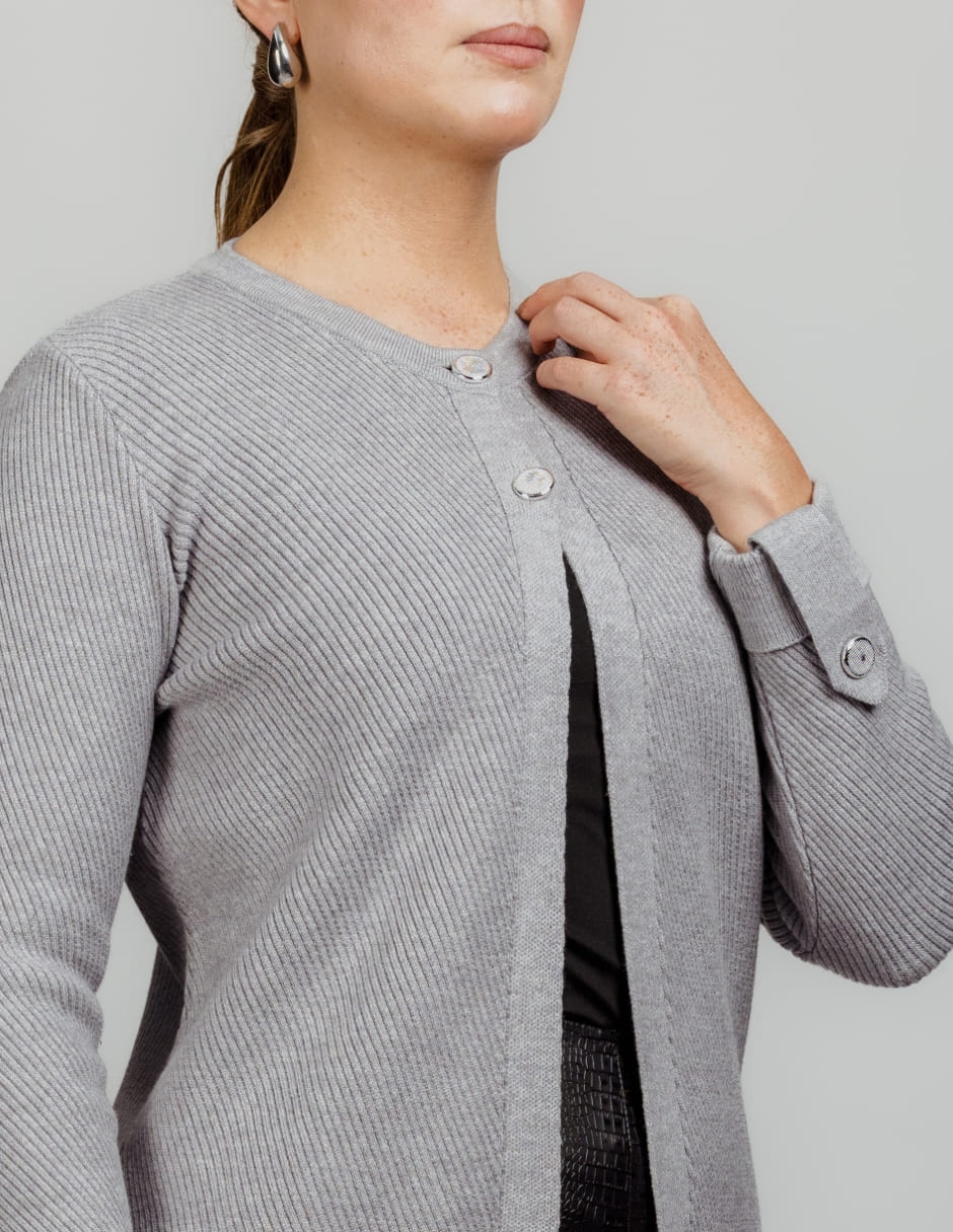 Suéter cuello redondo para mujer 5