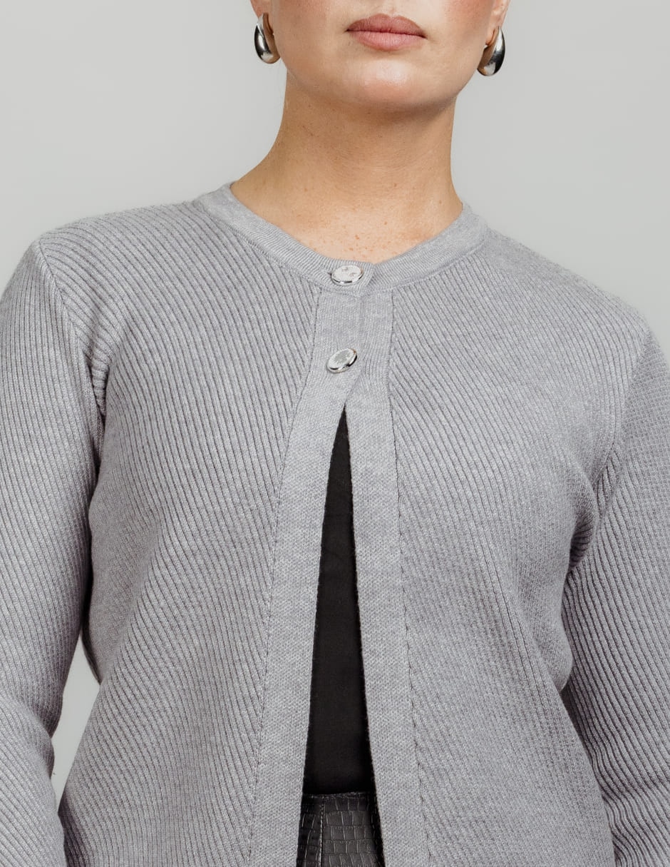 Suéter cuello redondo para mujer 4