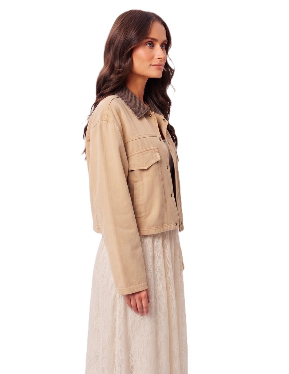 Chamarra casual para mujer 4