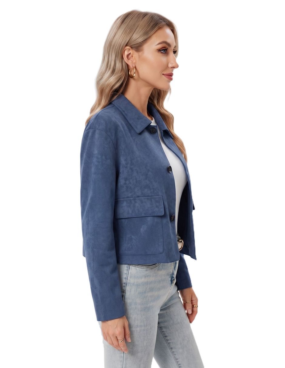 Chamarra casual para mujer 4