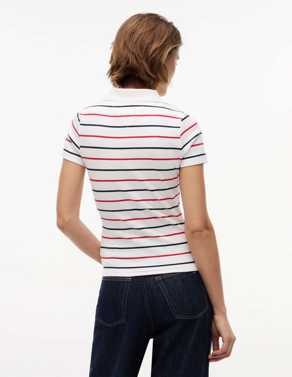Playera tipo polo para mujer