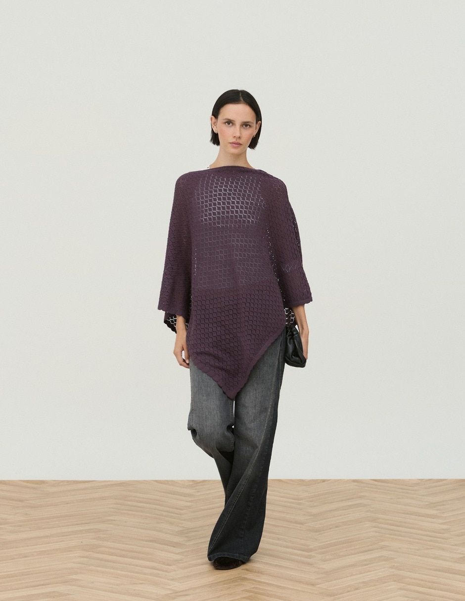 Poncho para mujer
