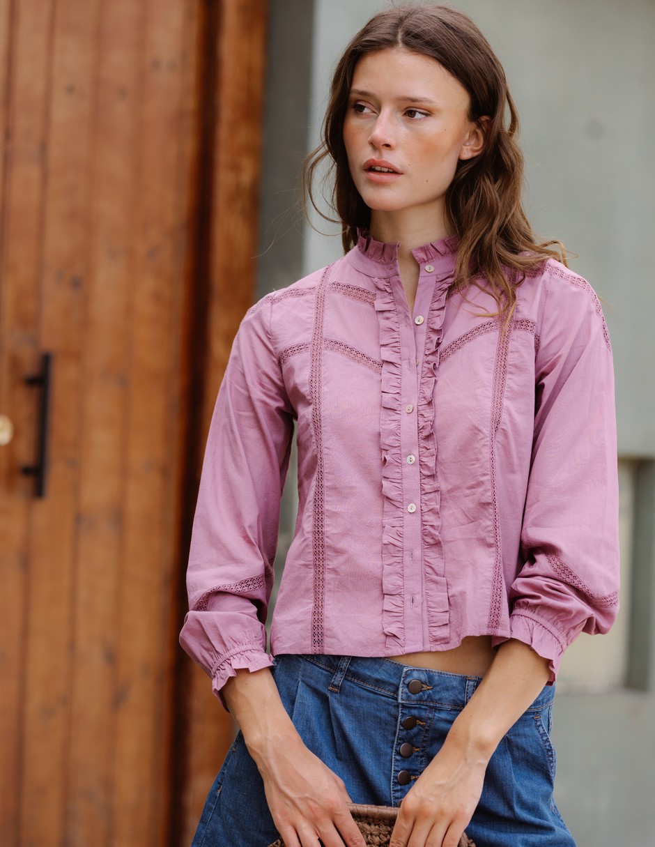 Blusa manga larga para mujer 2