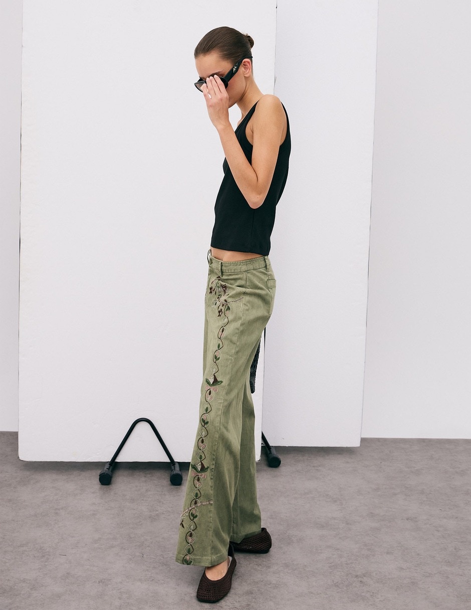 Pantalón slim para mujer 2