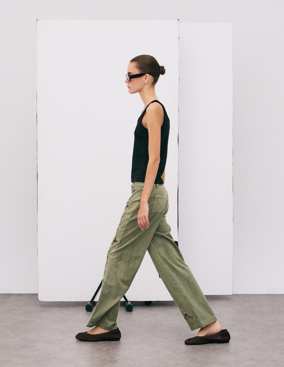 Pantalón slim para mujer 5
