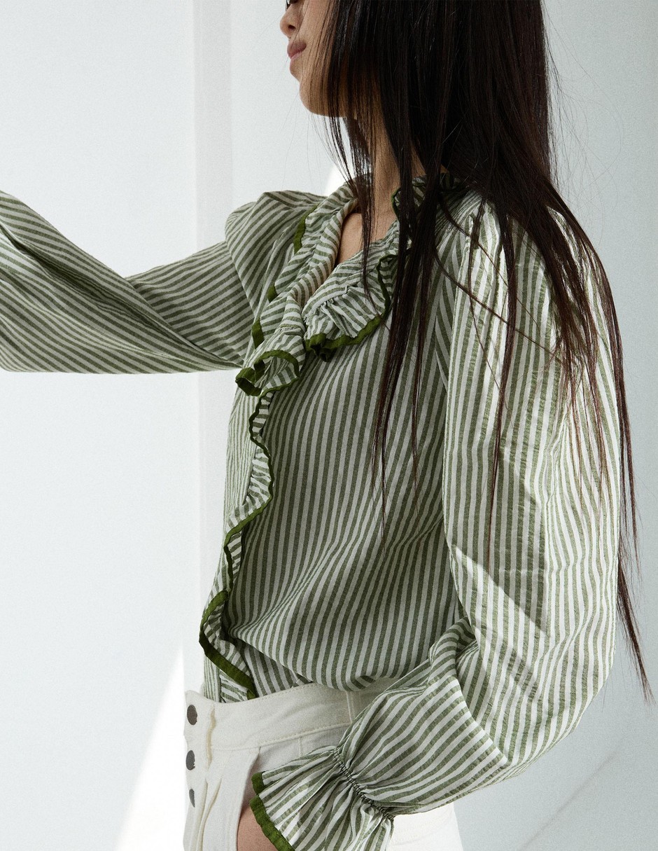 Blusa manga larga para mujer 2
