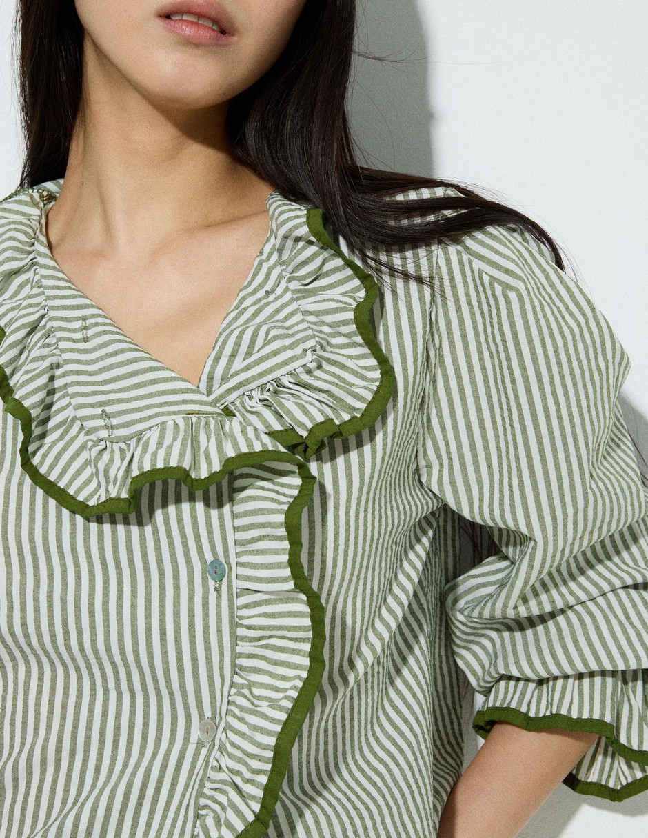 Blusa manga larga para mujer 5