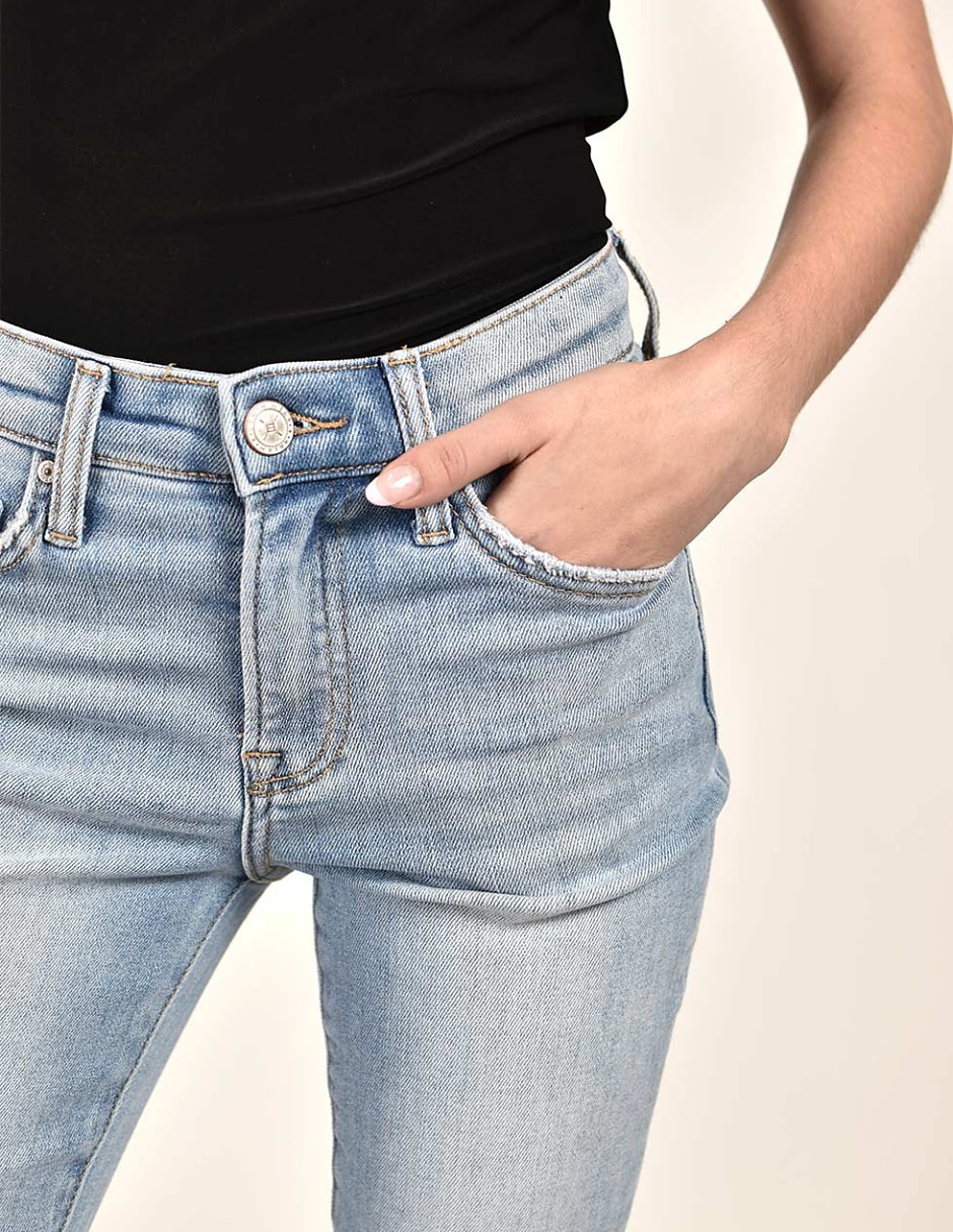 Jeans skinny cintura alta para mujer 3