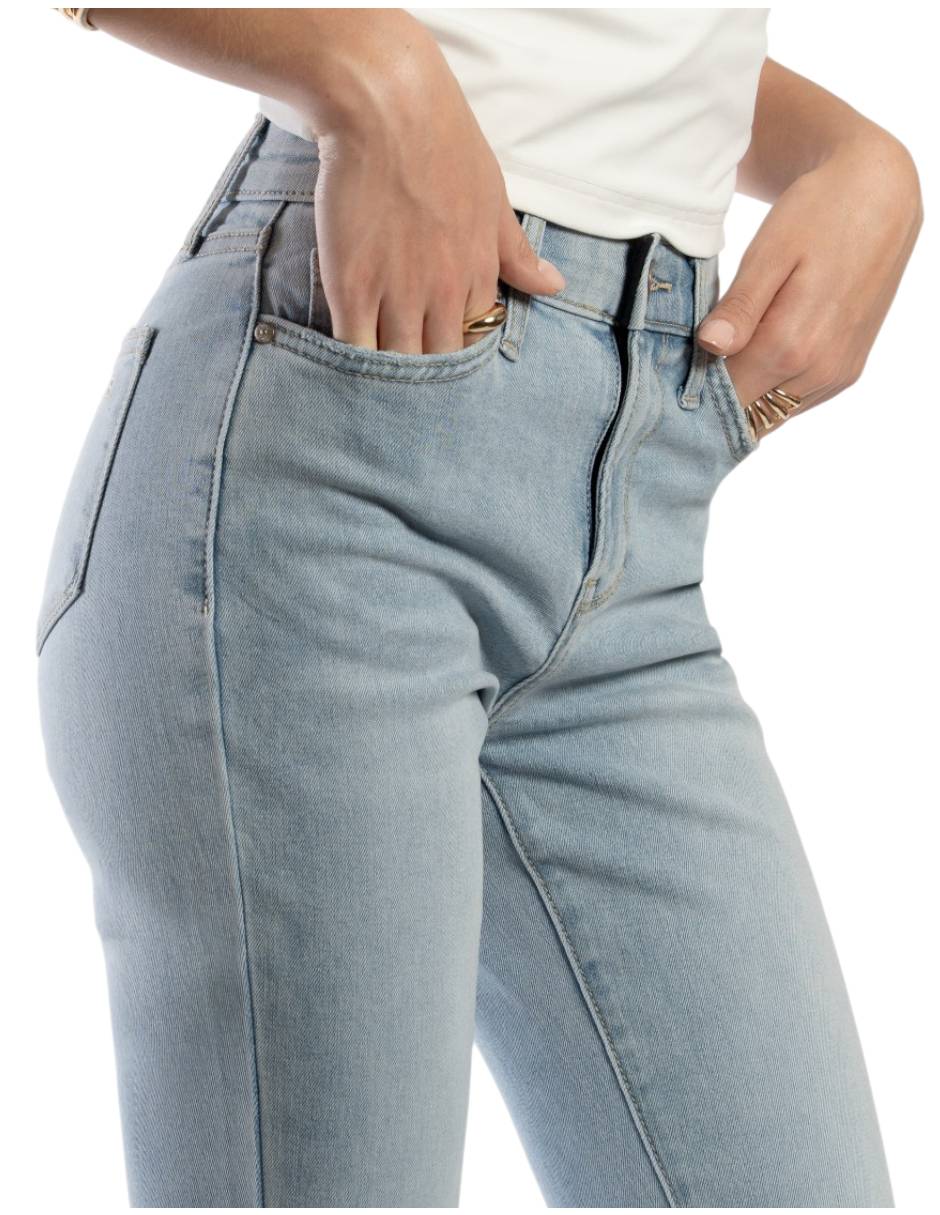 Jeans/Jegging/Jeans jogger Regular Flare Cintura alta para mujer 4