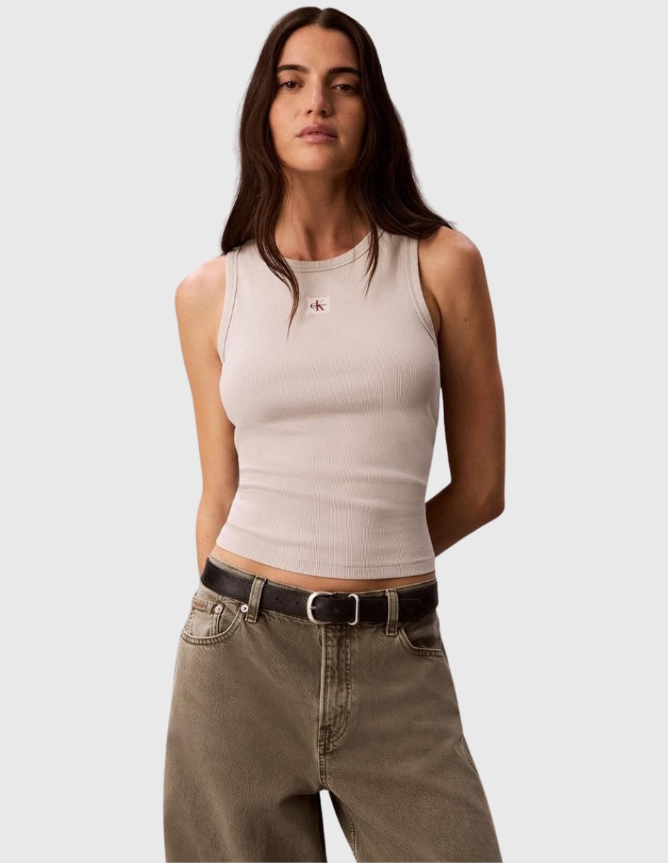 Playera manga Sin colección cuello Redondo para mujer Playera manga Sin colección cuello Redondo para mujer