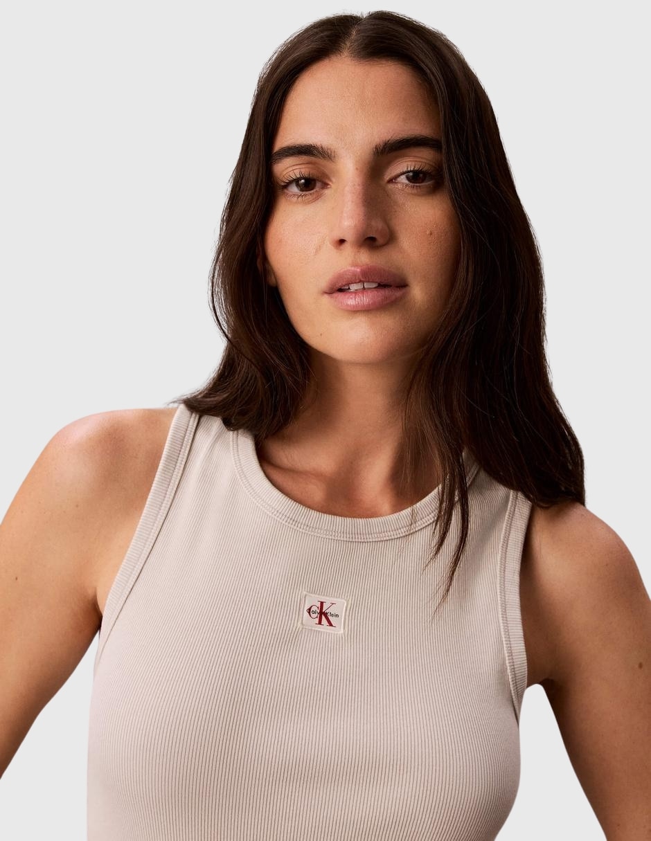 Playera manga Sin colección cuello Redondo para mujer 5