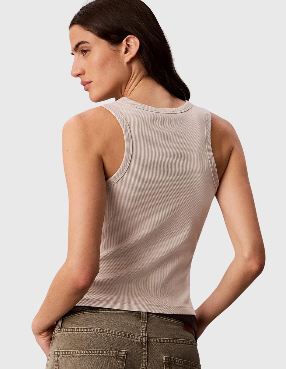 Playera manga Sin colección cuello Redondo para mujer 6