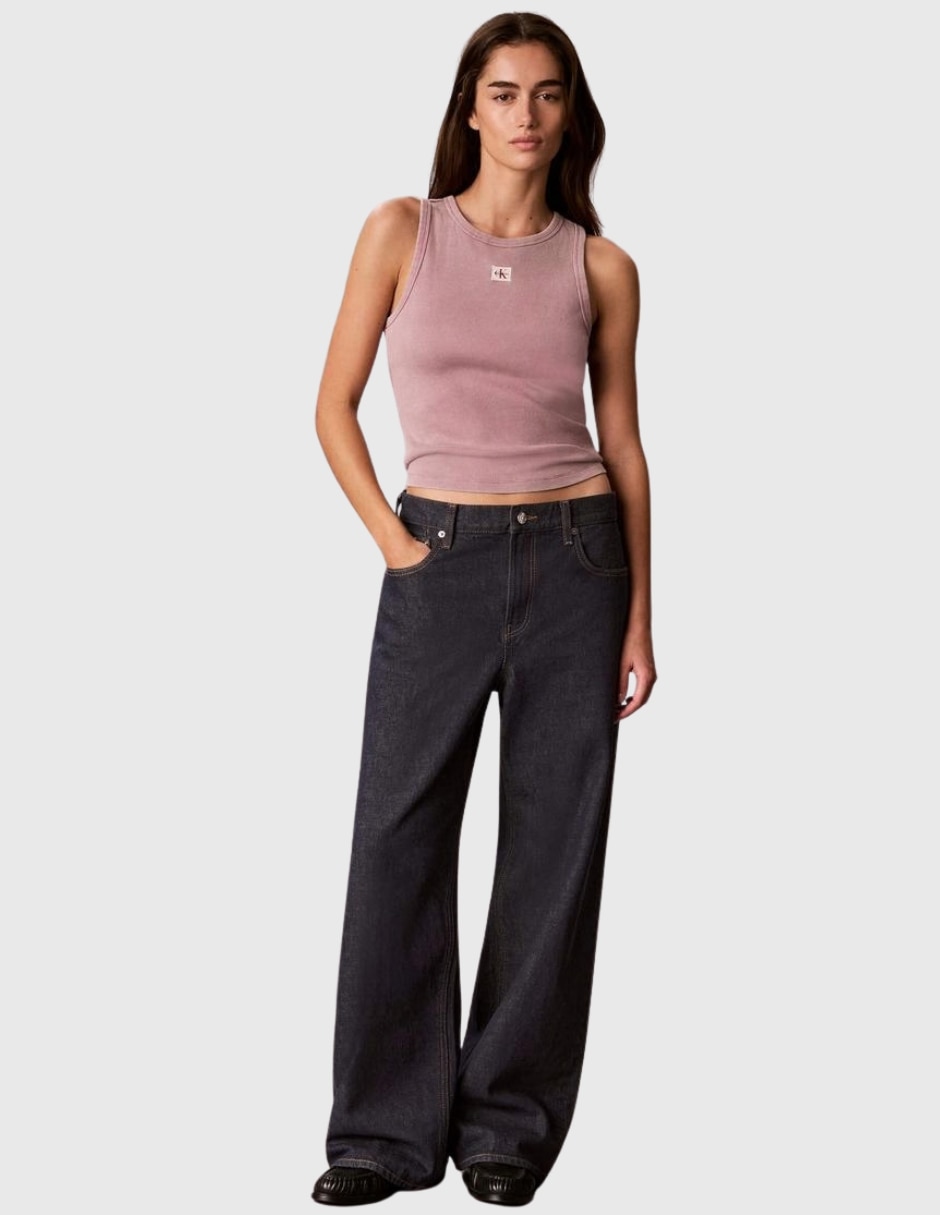 Playera manga Sin colección cuello Redondo para mujer 3
