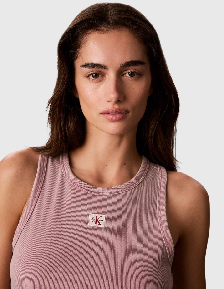 Playera manga Sin colección cuello Redondo para mujer 6