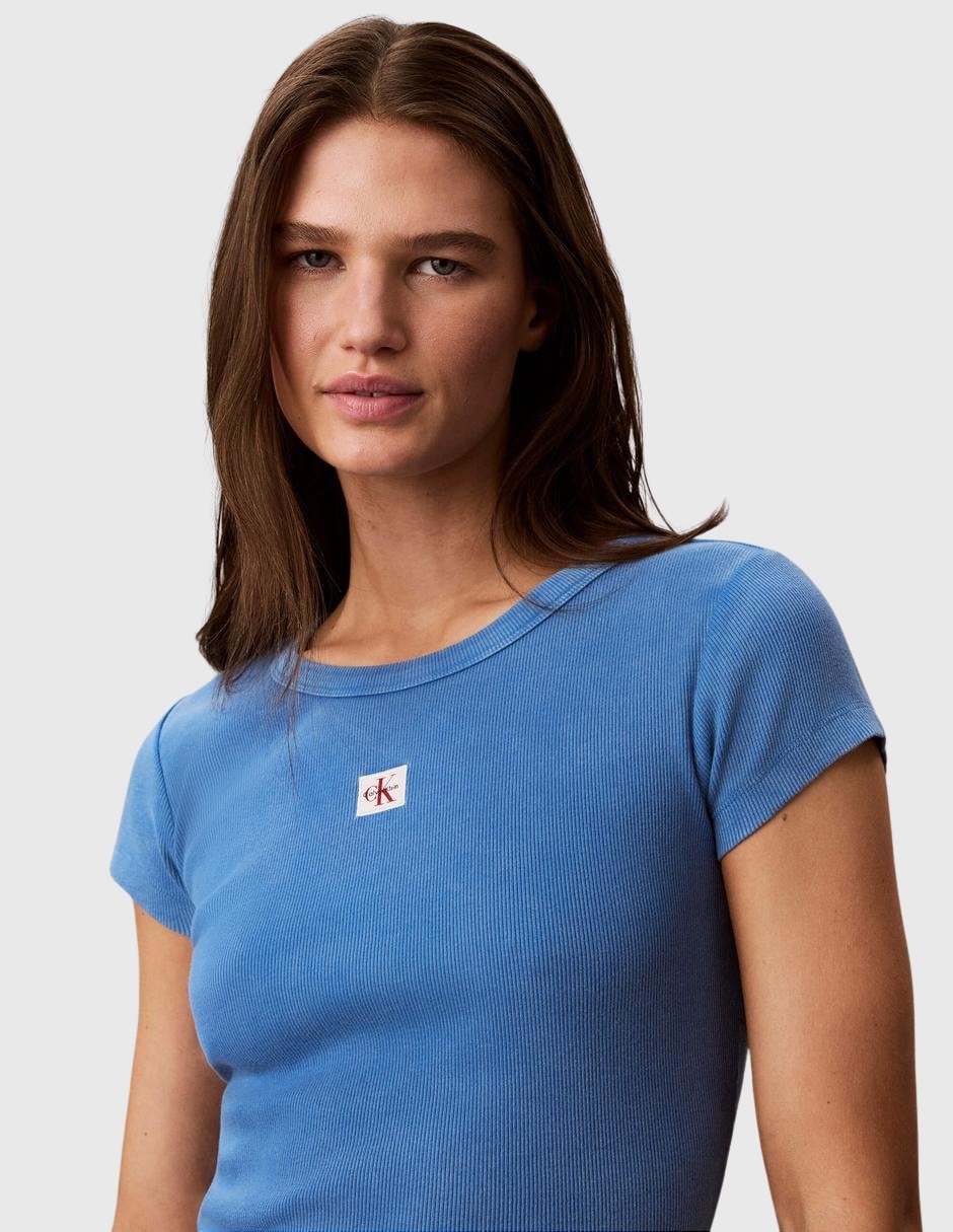 Playera manga Sin colección cuello Redondo para mujer 5
