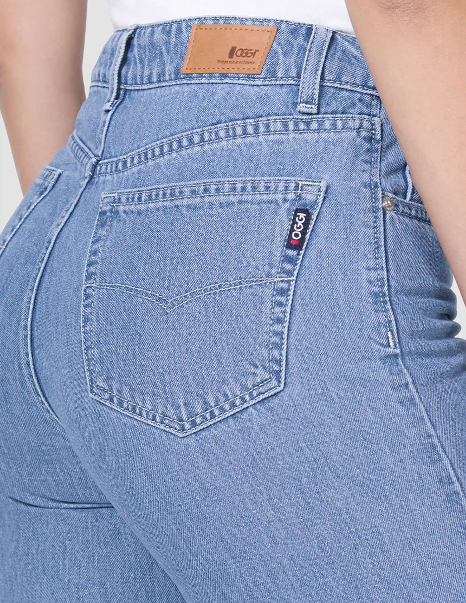 Jeans relaxed wide leg wide leg para mujer 3