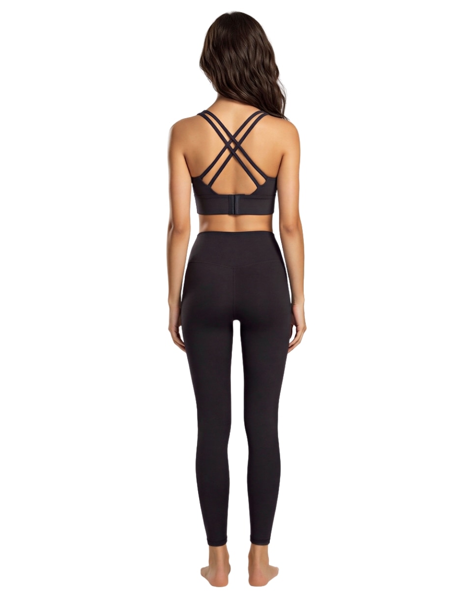 Legging Activewear a la (si aplica) Cintura alta con No aplica para mujer 3