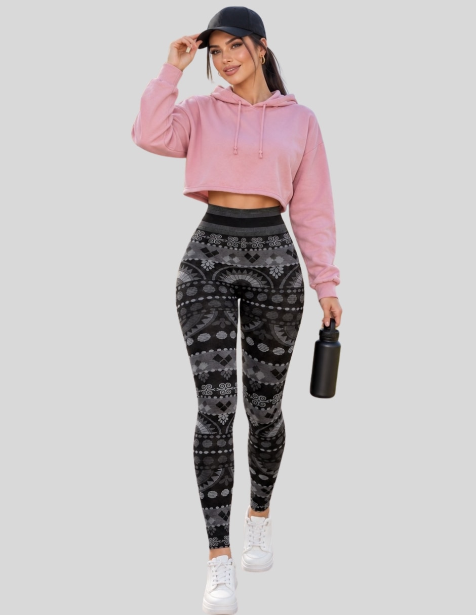 Legging Leggings Mujer casual Tiro Alto Moldeadores Estampados a la (si aplica) Cintura alta con Elástico para mujer 4