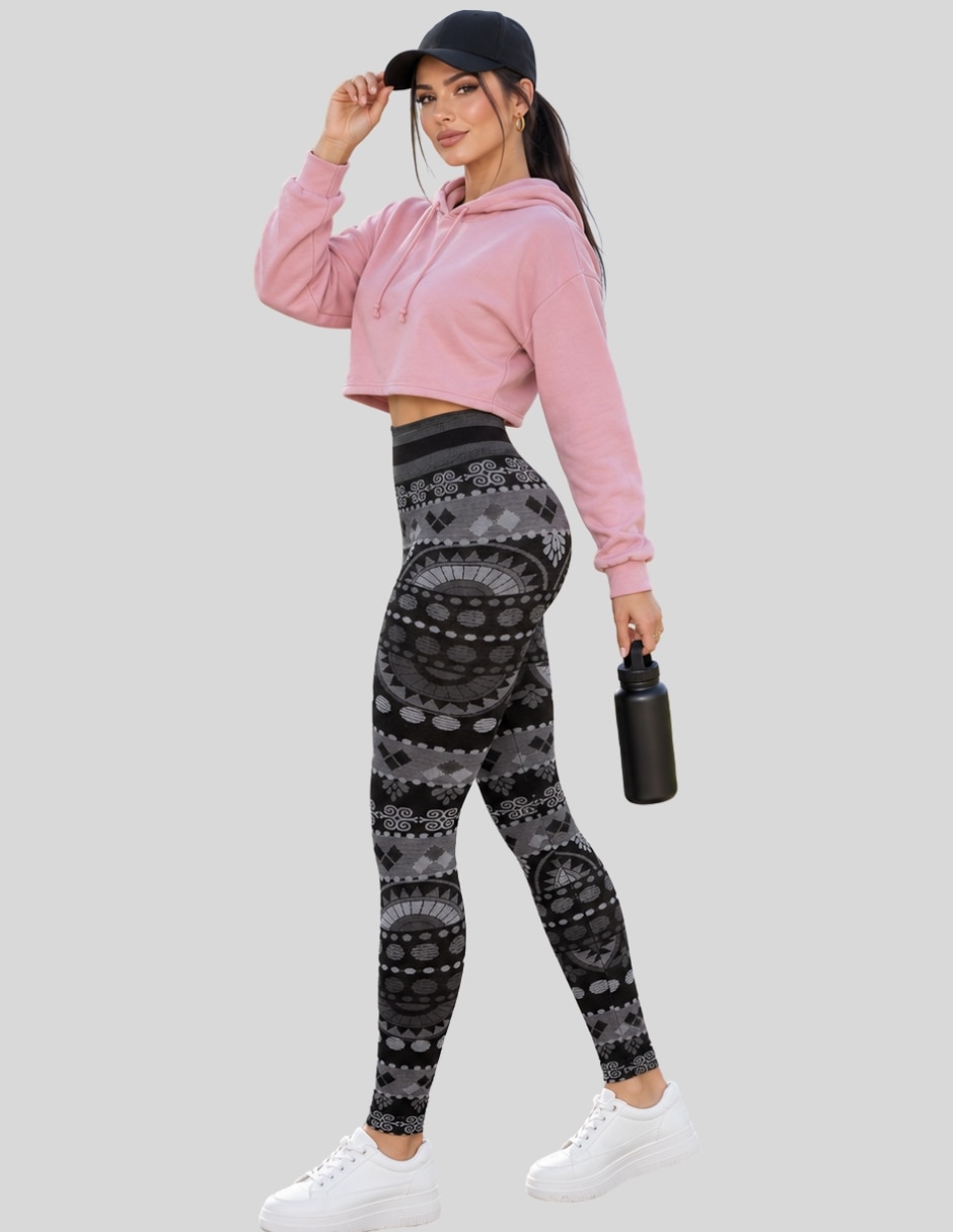 Legging Leggings Mujer casual Tiro Alto Moldeadores Estampados a la (si aplica) Cintura alta con Elástico para mujer 6