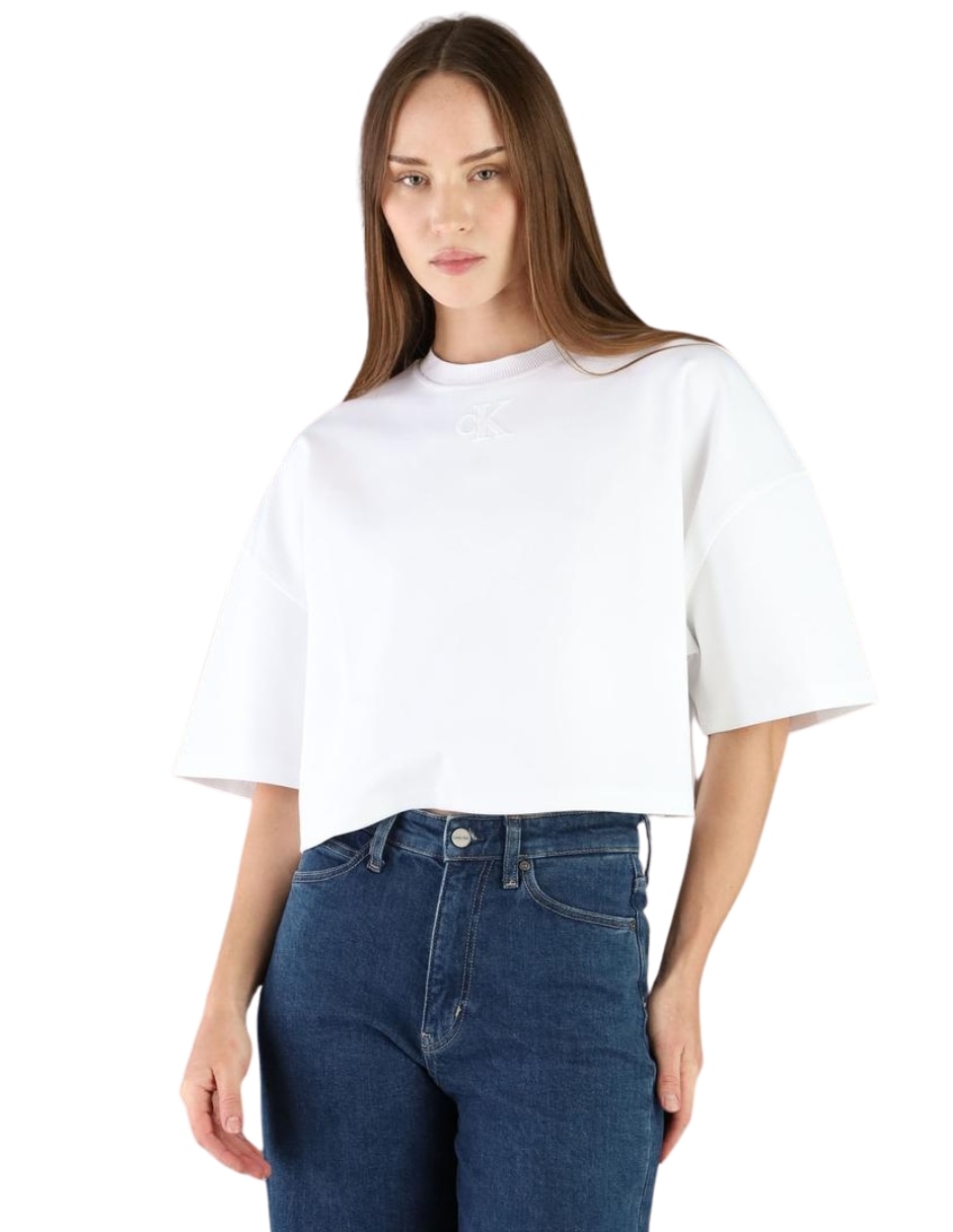 Blusa manga corta para mujer