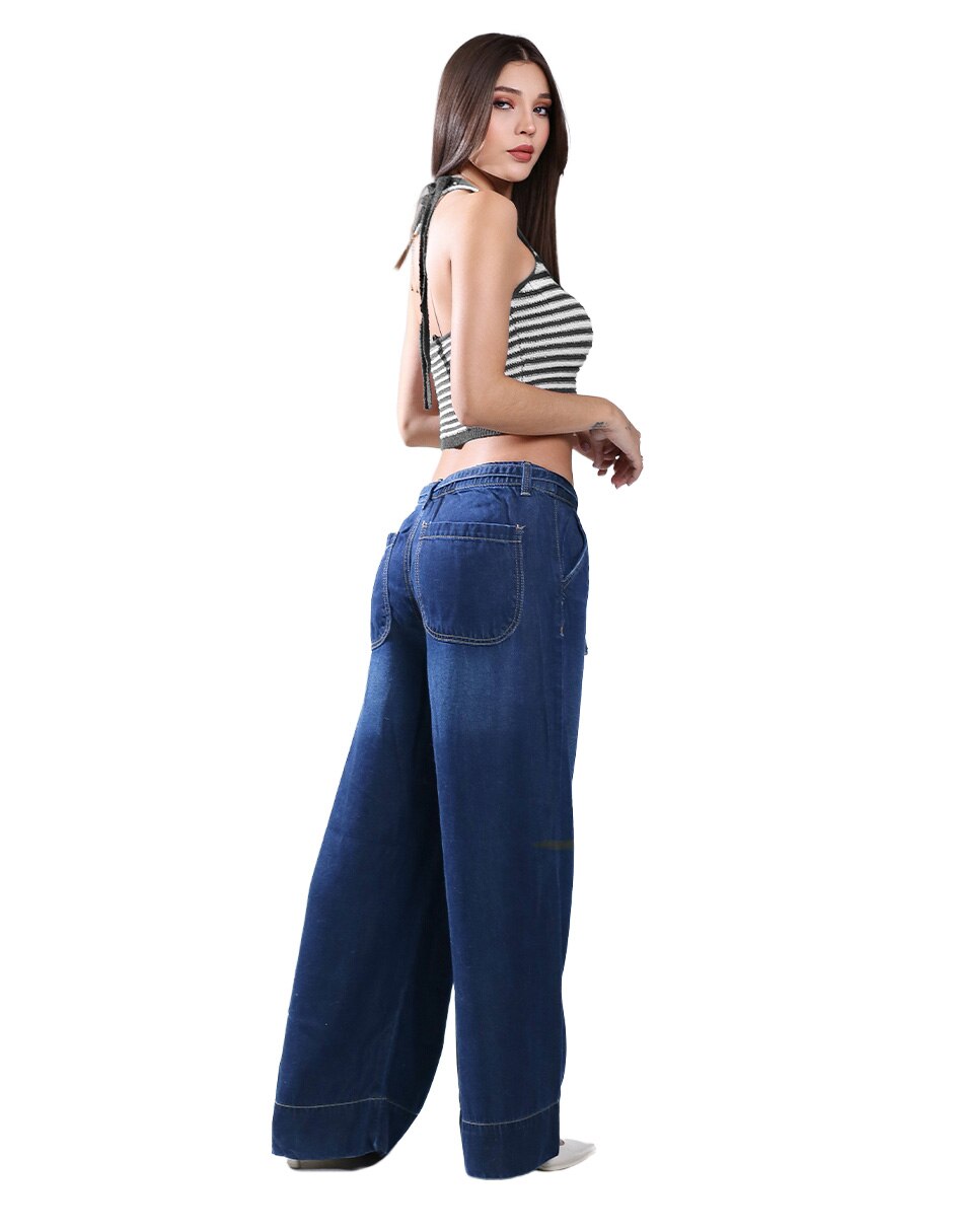 Jeans relaxed straight para mujer 3