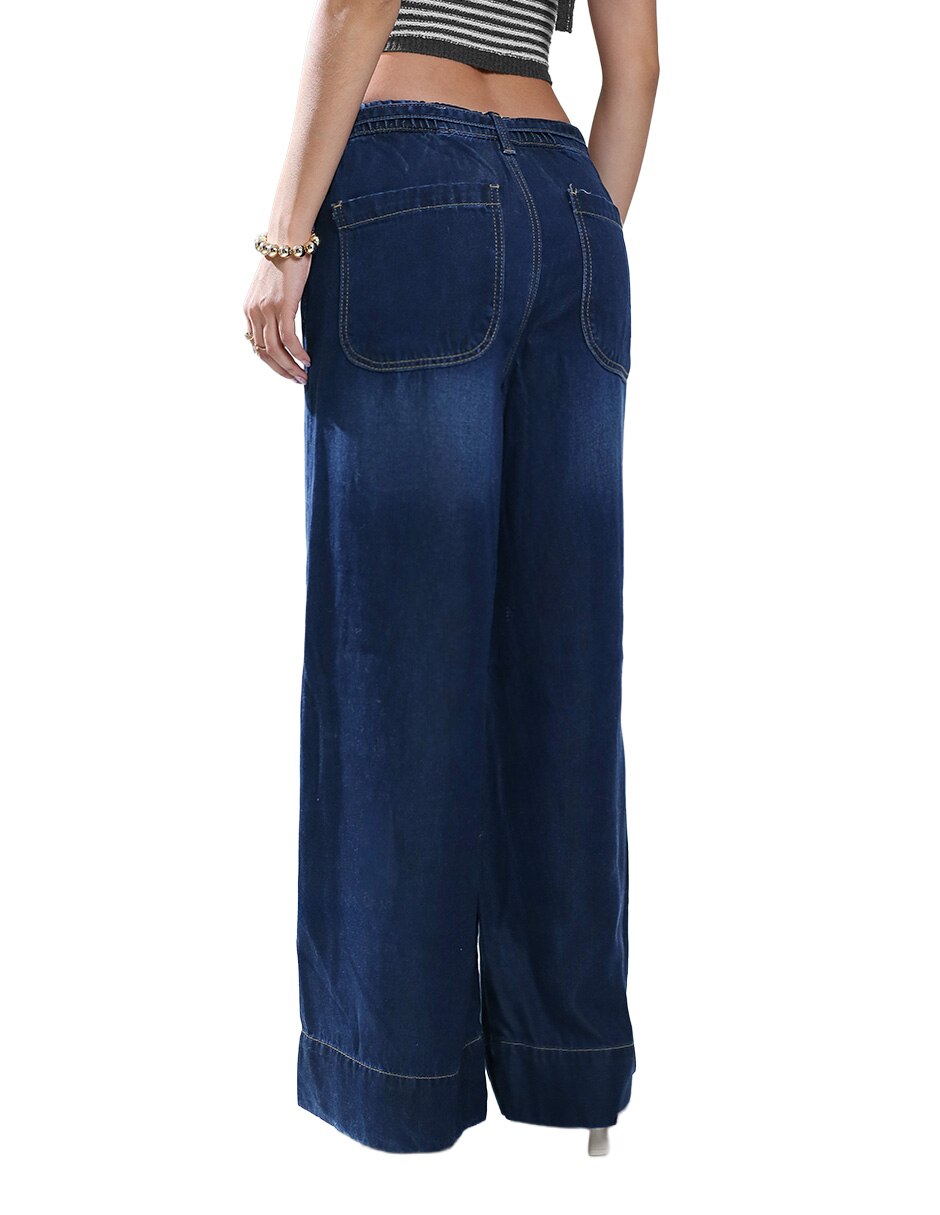 Jeans relaxed straight para mujer 6