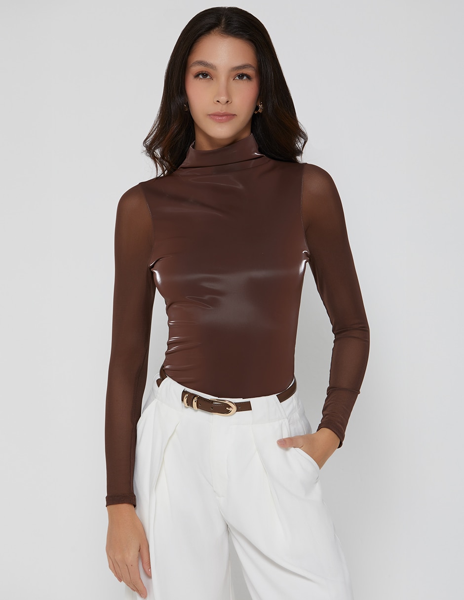 Blusa Sin familia o colección manga Larga para mujer