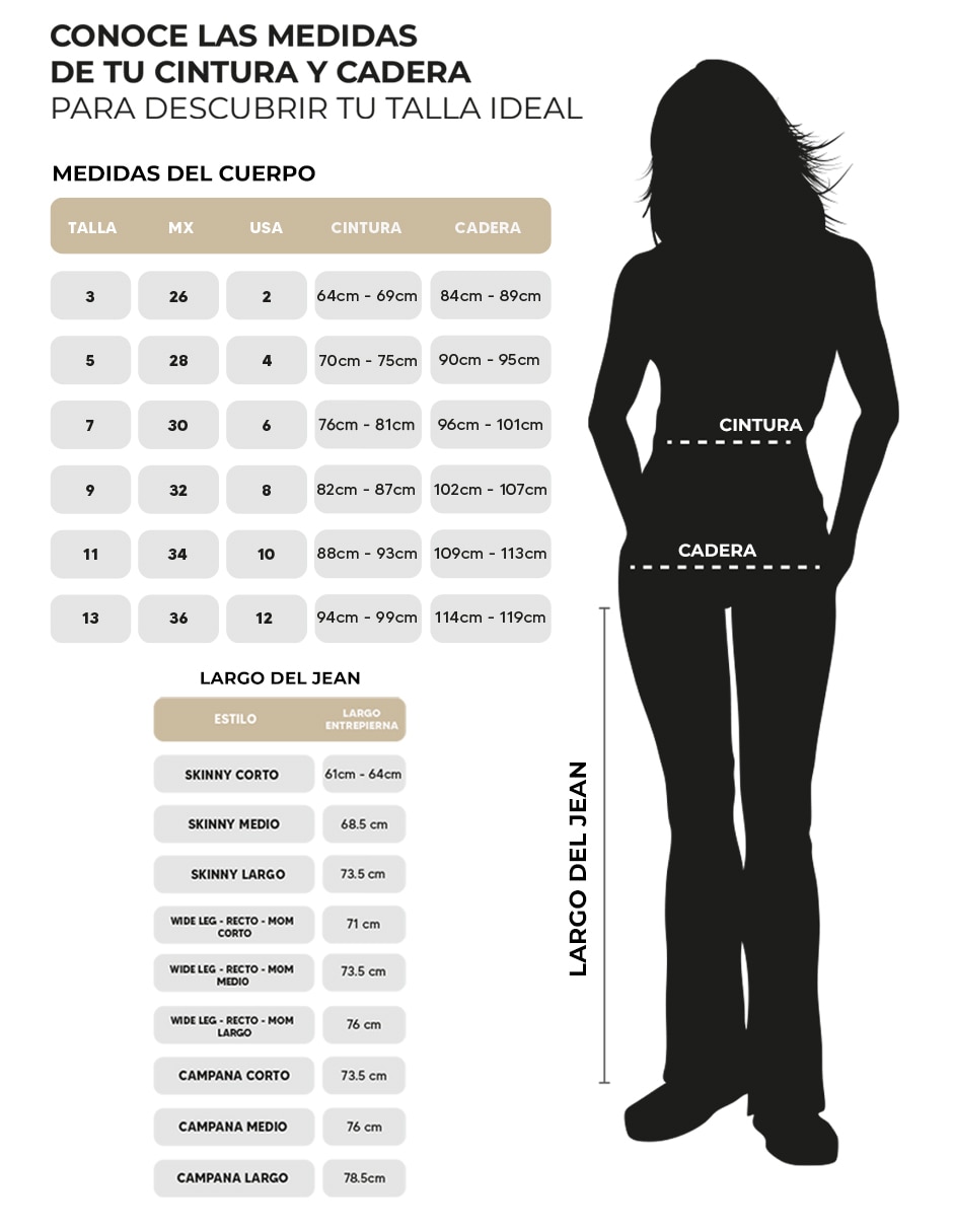 Jeans/Jegging/Jeans jogger Relaxed Wide leg Media cintura S4790 Otoño para mujer 7