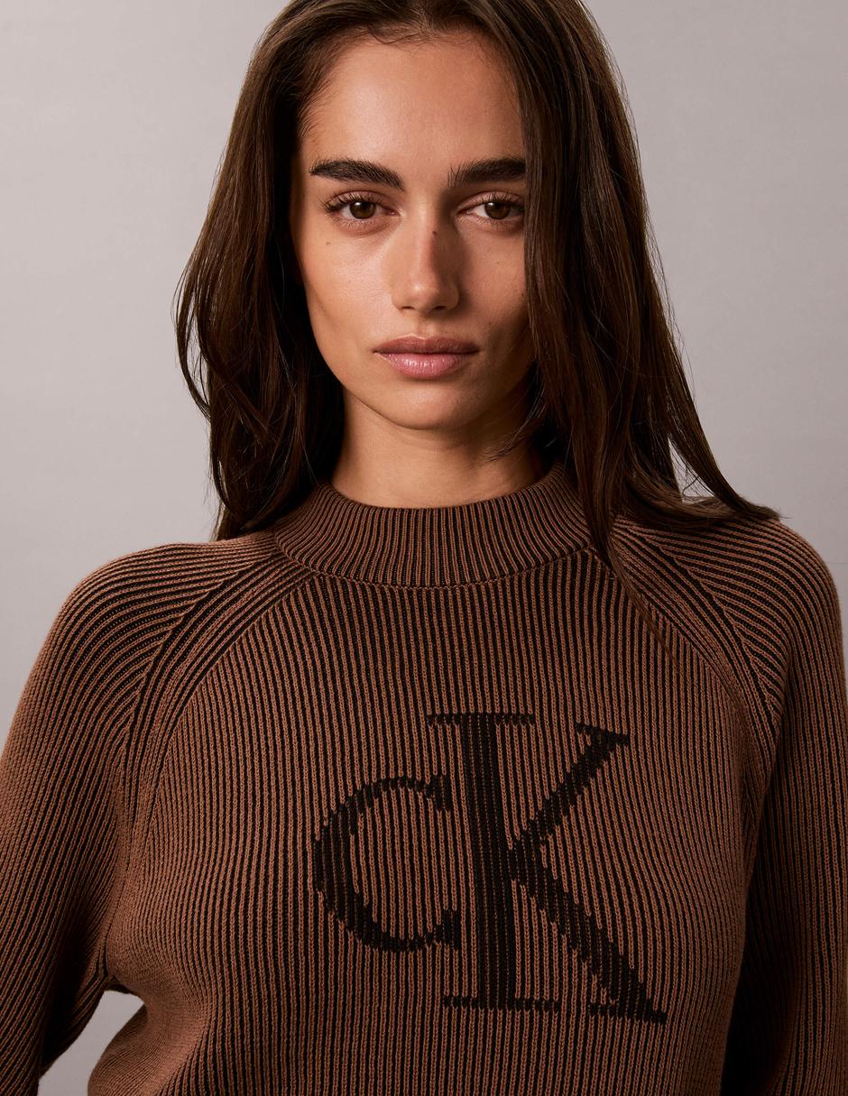 Suéter cuello redondo para mujer 3