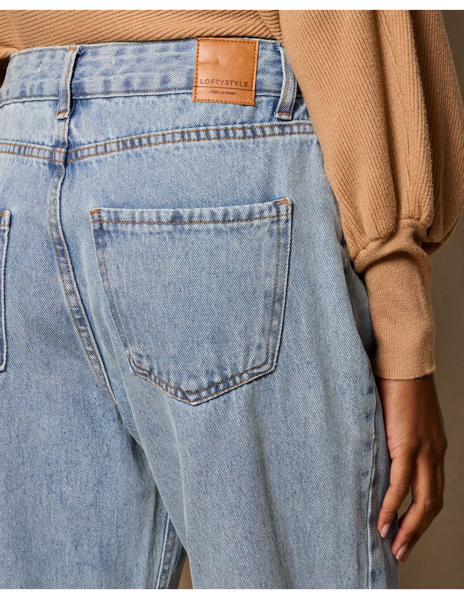 Pantalón Mom para mujer
