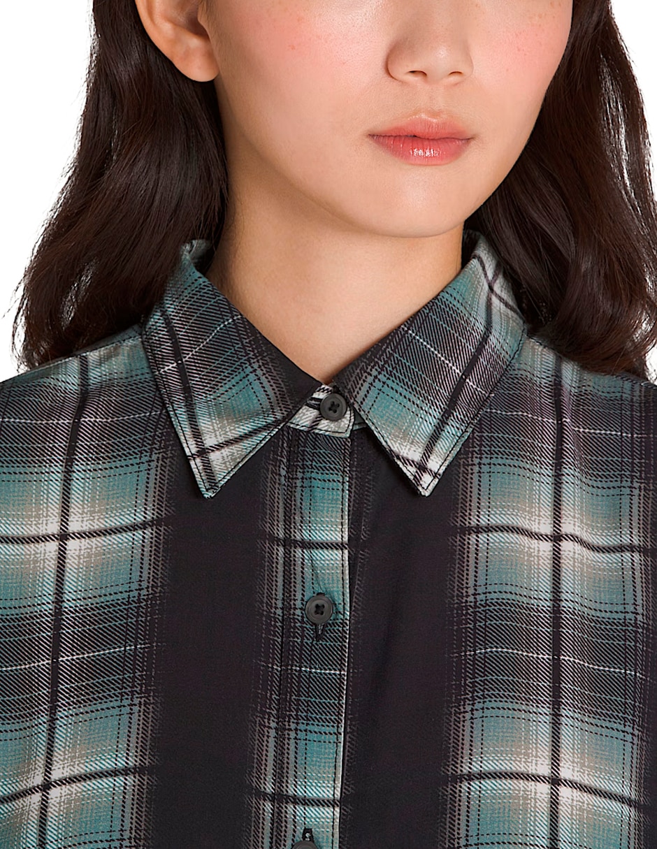 Camisa de algodón manga larga para mujer 4