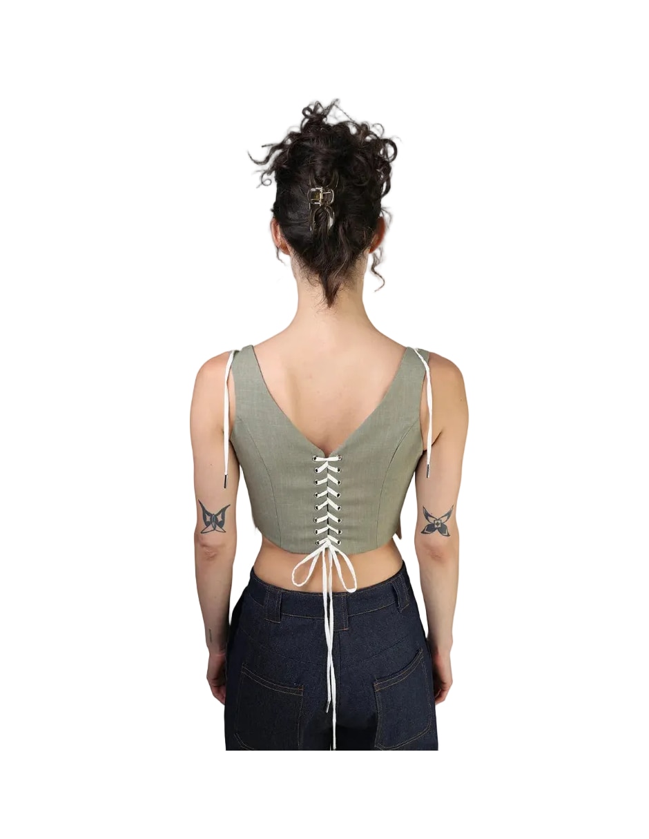 Blusa manga Sin Manga para mujer