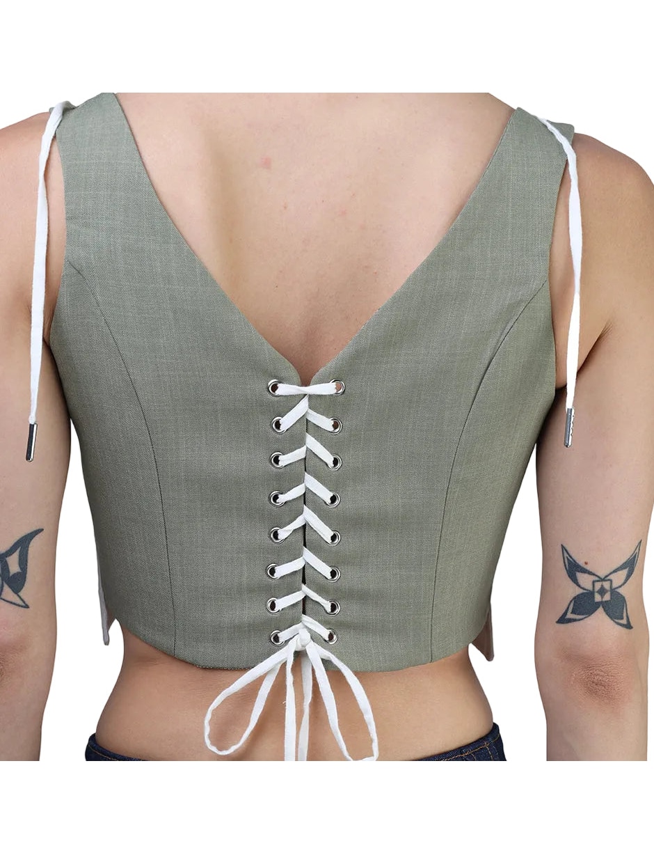 Blusa manga Sin Manga para mujer 6