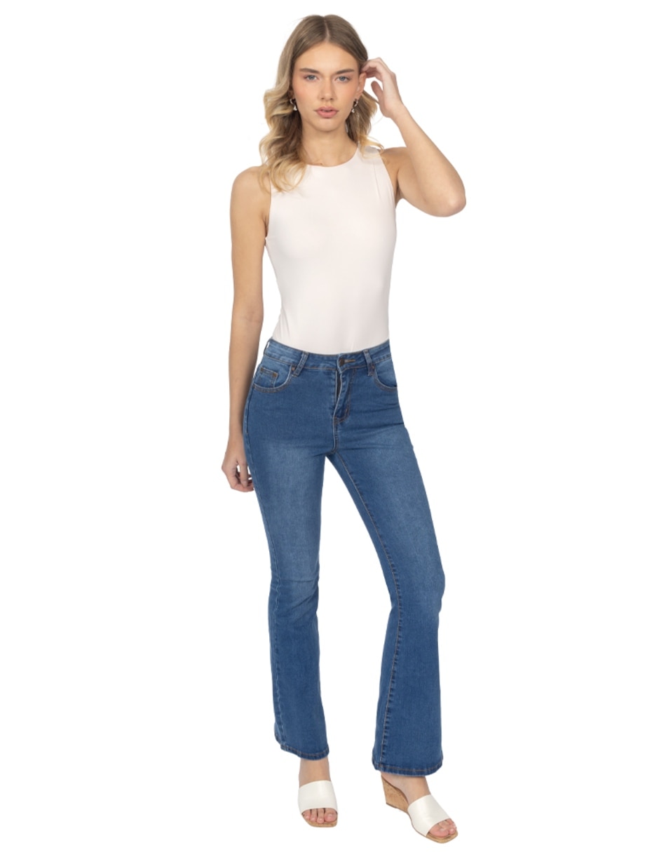 Playera tank manga cuello Redondo para mujer 4