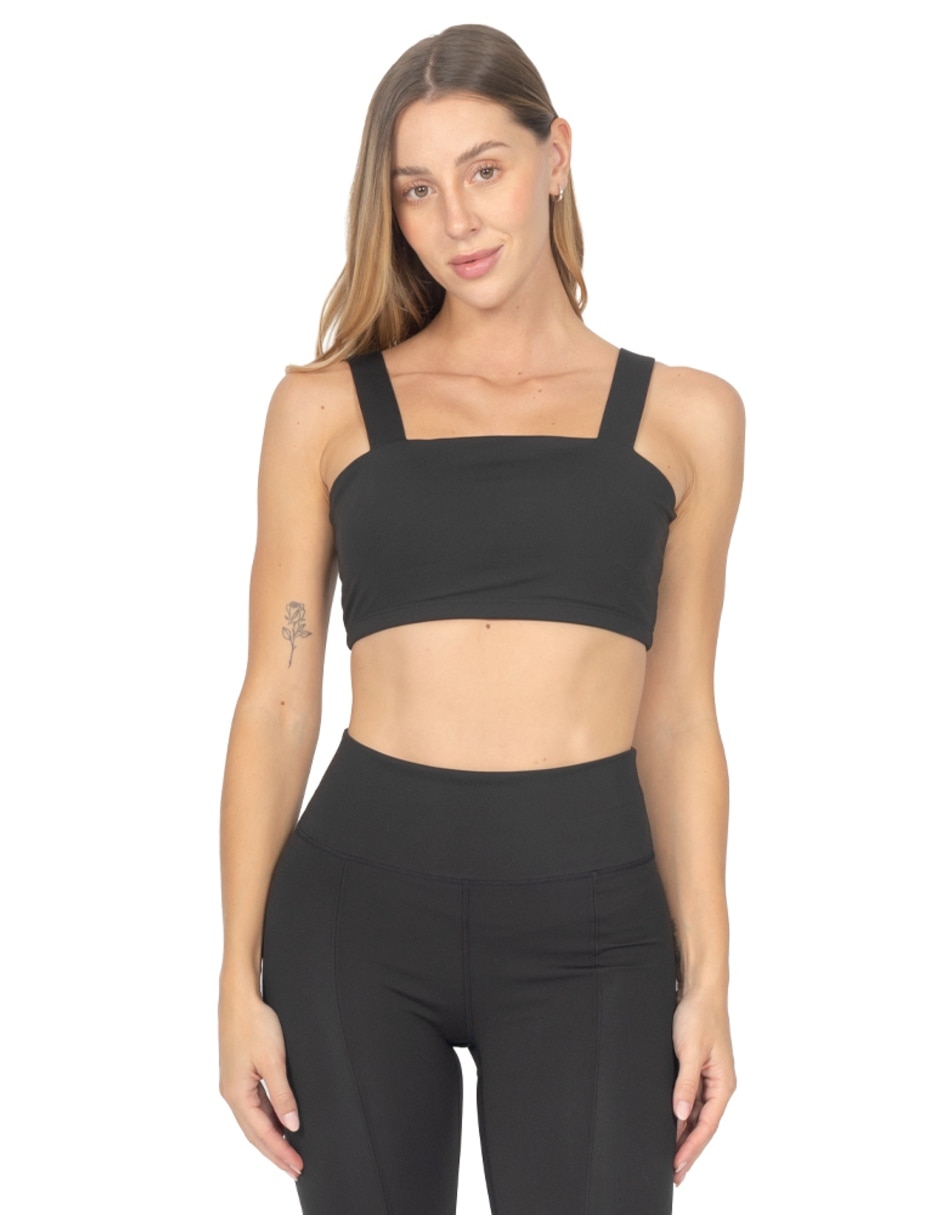Playera tank manga cuello Cuadrado para mujer 1