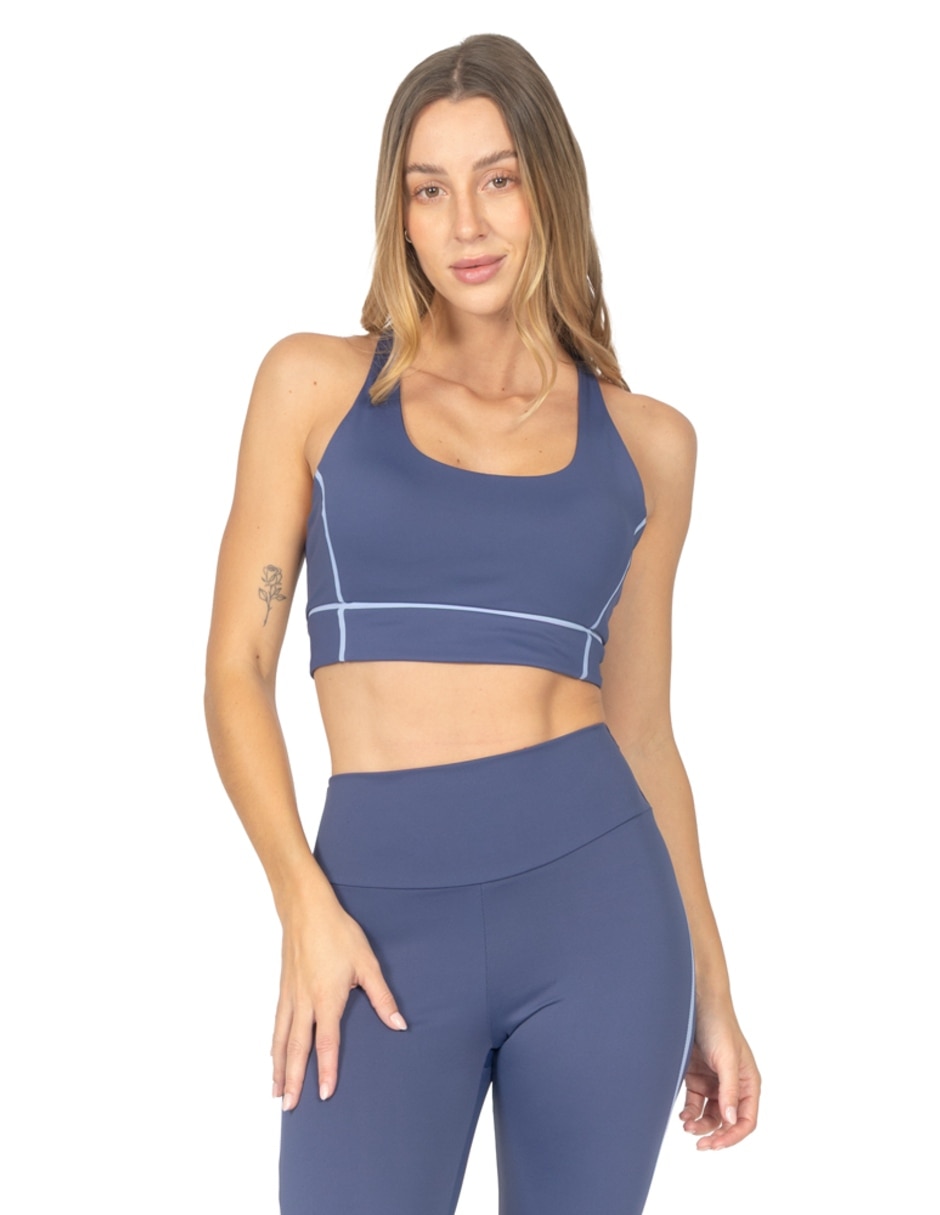 Playera tank manga cuello Redondo para mujer