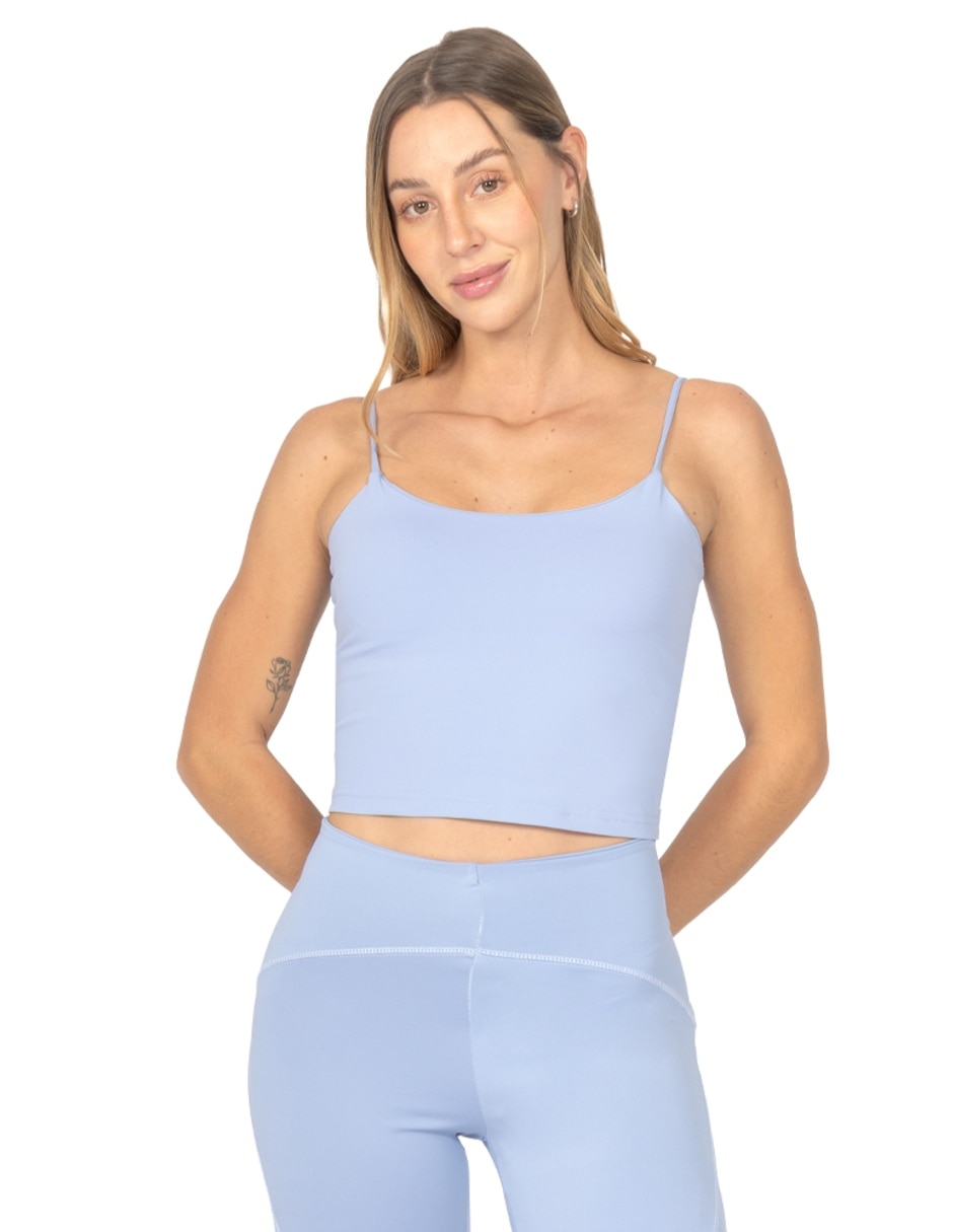 Playera tank manga cuello Con escote para mujer Playera tank manga cuello Con escote para mujer