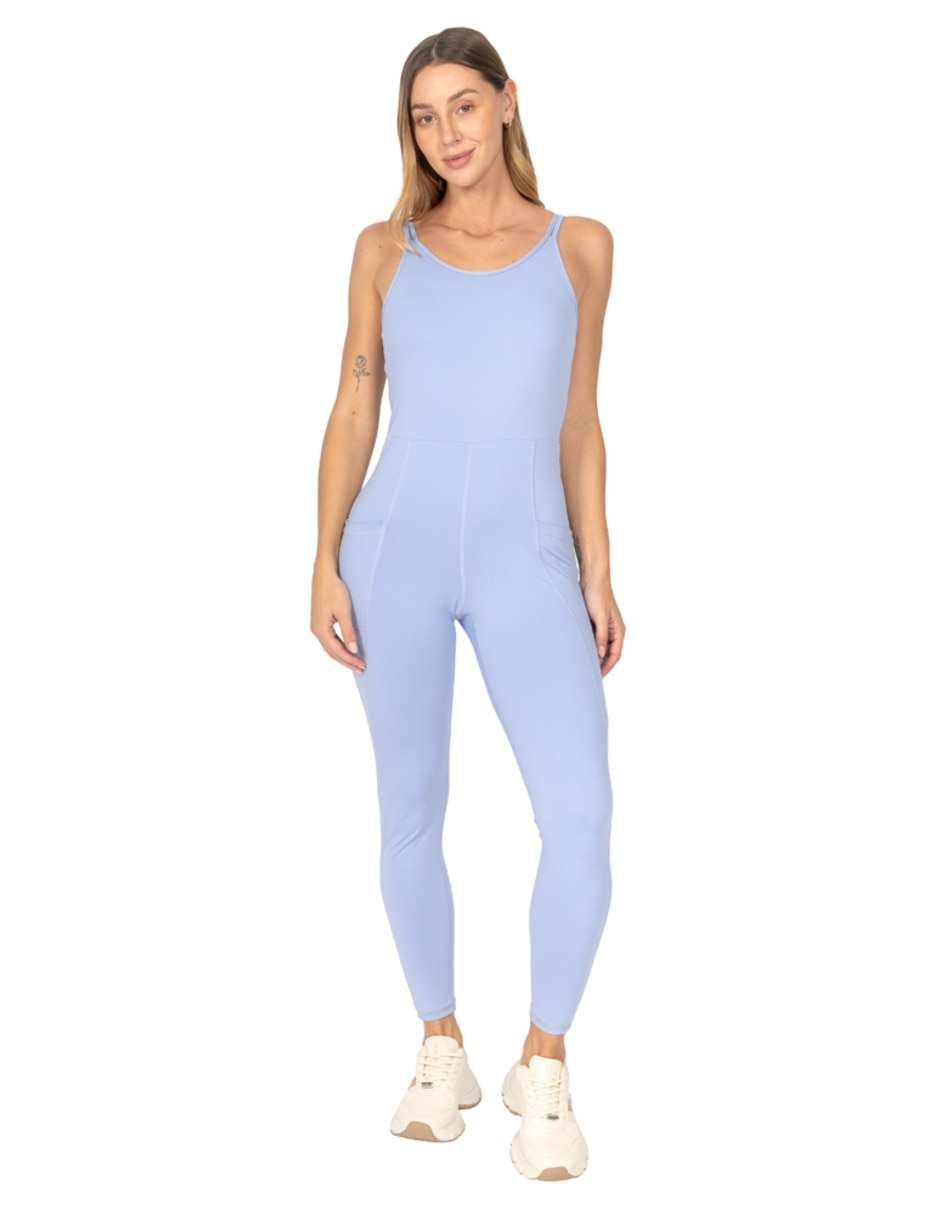 Jumpsuit de Poliéster Deportivo estampado Liso para mujer Jumpsuit de Poliéster Deportivo estampado Liso para mujer