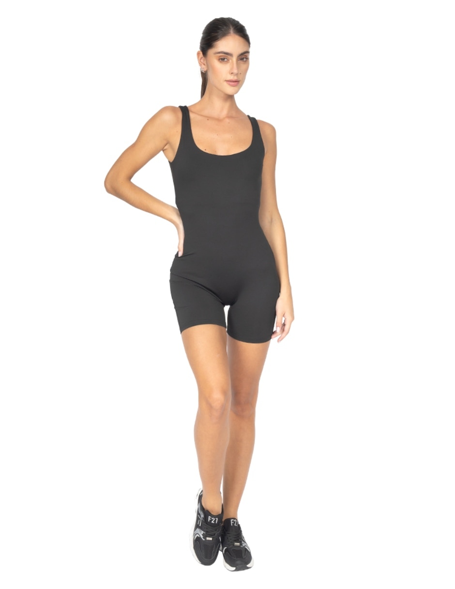 Jumpsuit de Poliéster Deportivo estampado Liso para mujer 1