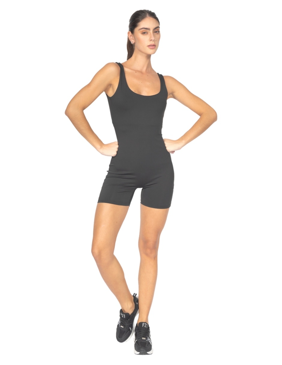 Jumpsuit de Poliéster Deportivo estampado Liso para mujer 4