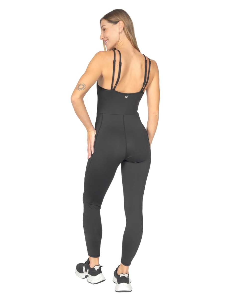Jumpsuit de Poliéster Deportivo estampado Liso para mujer 3