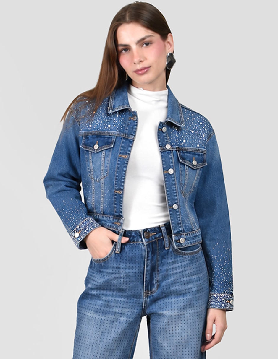 Chamarra No aplica No de Mezclilla para mujer Chamarra No aplica No de Mezclilla para mujer