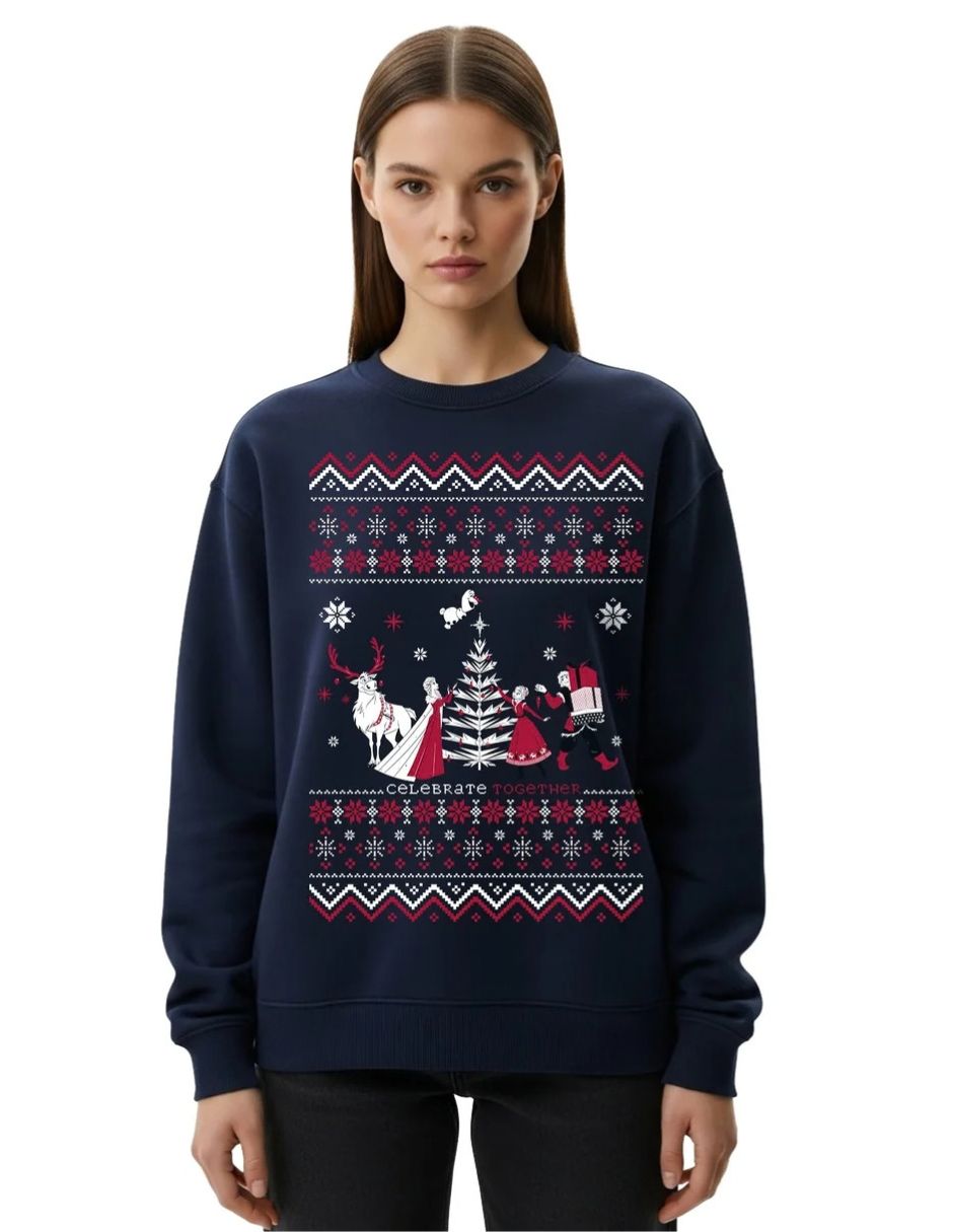 Sudadera frozen elsa y anna para mujer