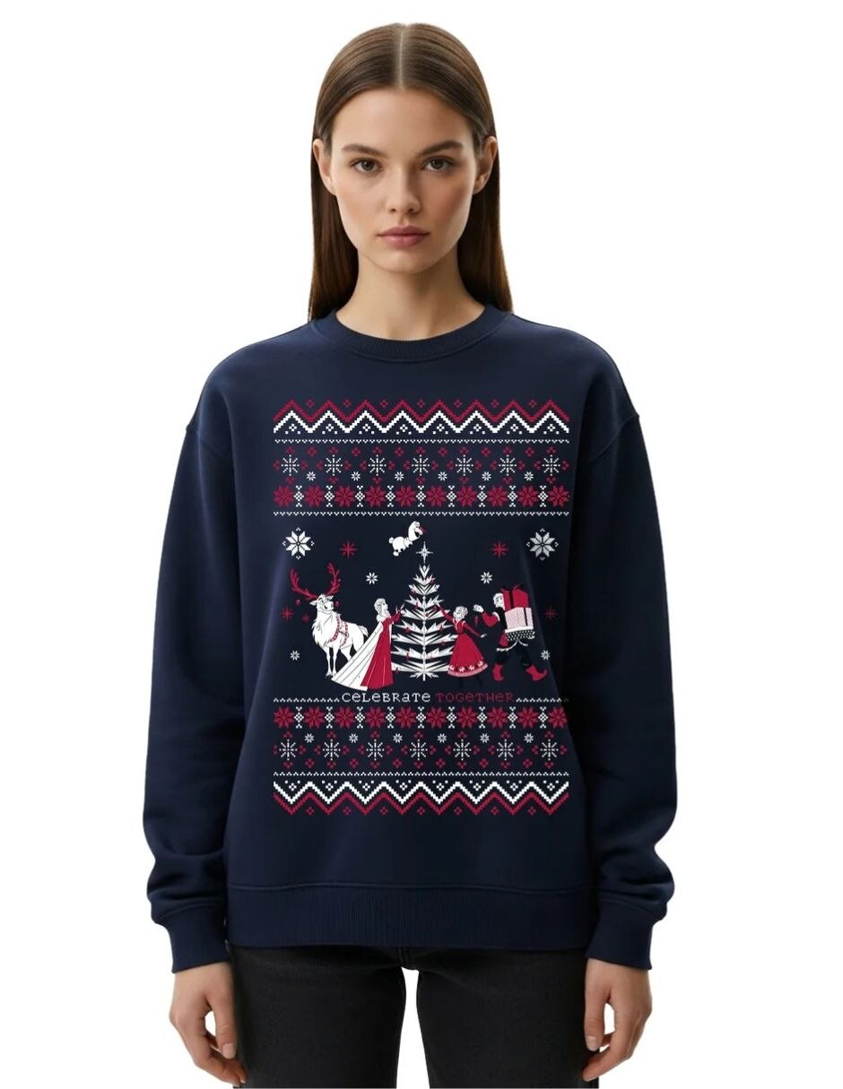 Sudadera frozen elsa y anna para mujer 1